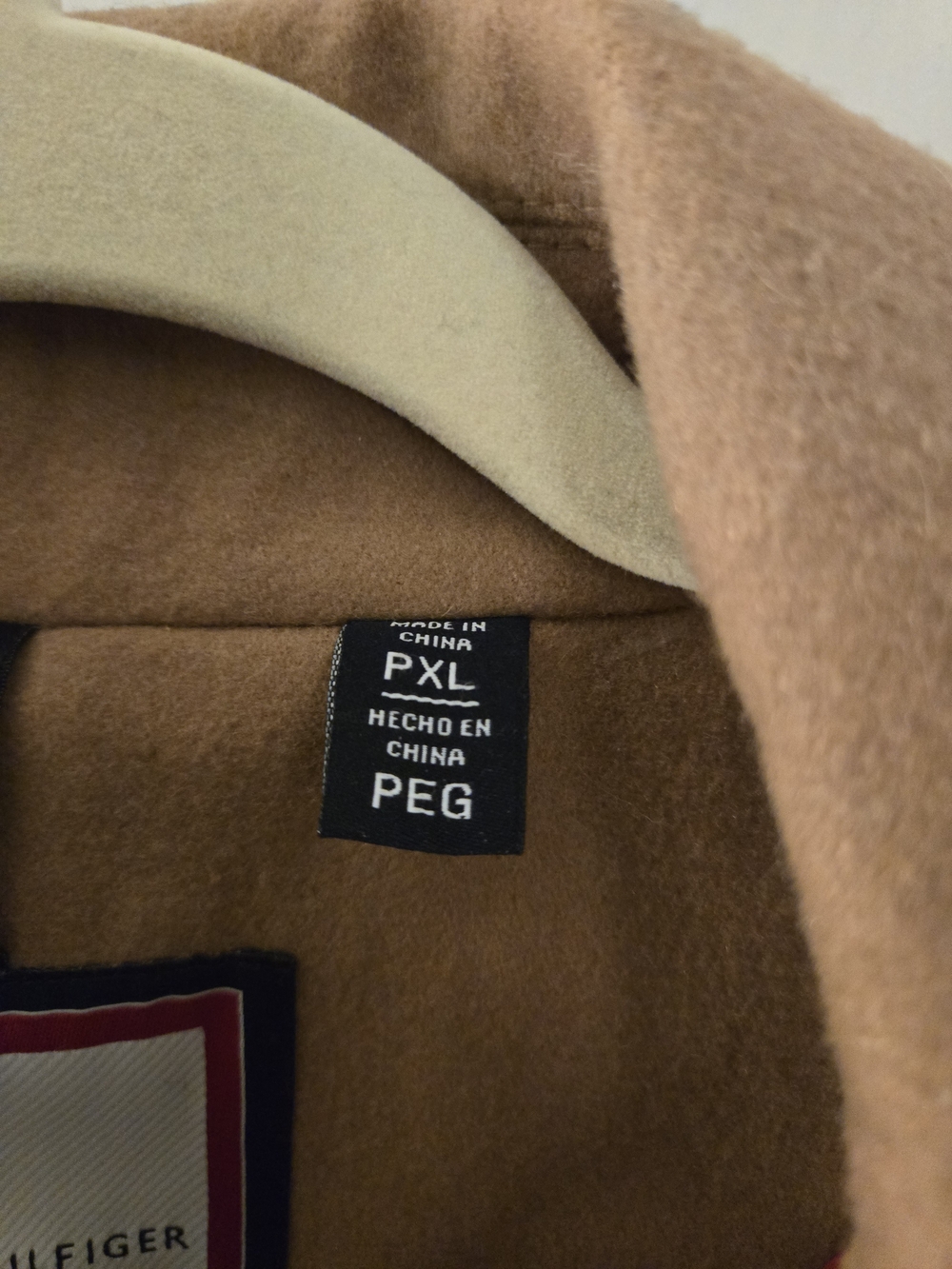 Tommy Hilfiger Women's Camel Wool-Blend Coat - Picture 8 of 8